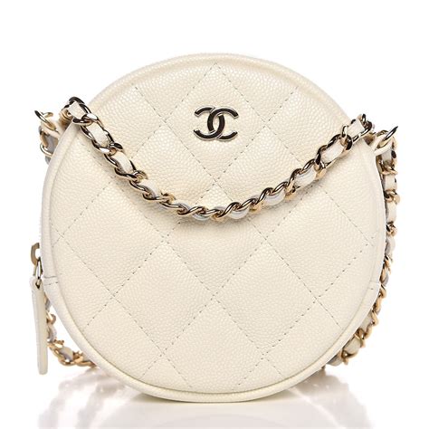 chanel white clutch